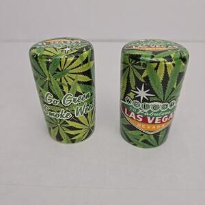 Ceramic Salt And Pepper Shakers to Fabulous Las Vegas Nevada Green